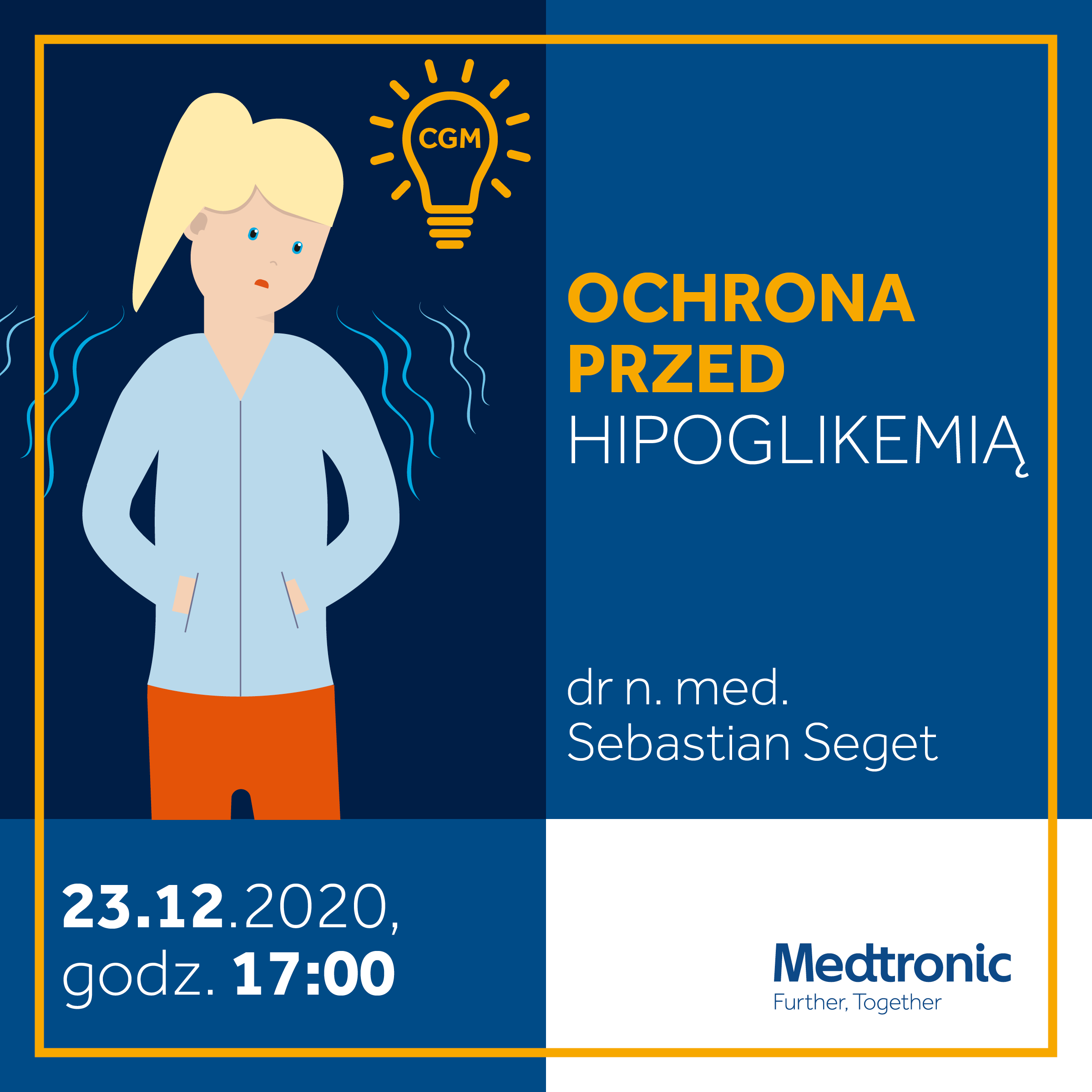 AAkademia Edukacyjna Medtronic - 23 grudnia spotkanie na ywo ze specjalist diabetologii dr Sebastianem Segetem