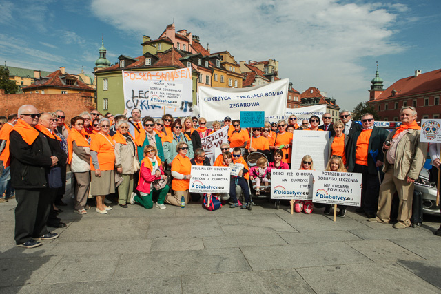 Protest diabetykw w Warszawie. Insuliny zbyt drogie!