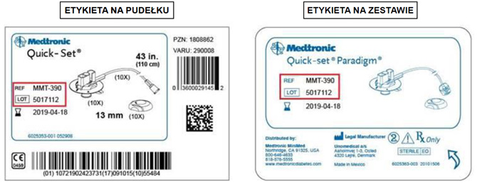 Wana informacja dot. zestaww infuzyjnych Medtronic MiniMed