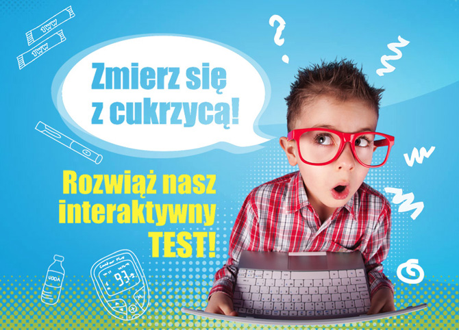 Interaktywny test Zmierz si z cukrzyc